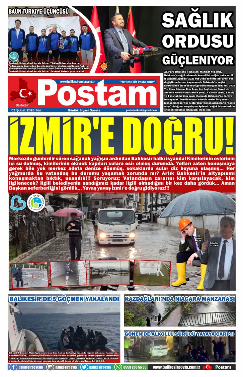 İZMİR’E DOĞRU!