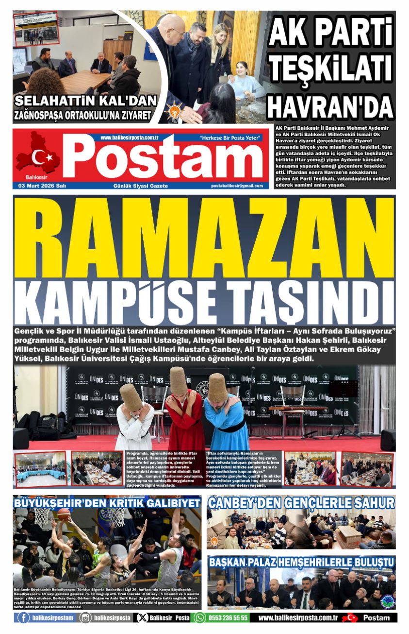 RAMAZAN KAMPÜSE TAŞINDI