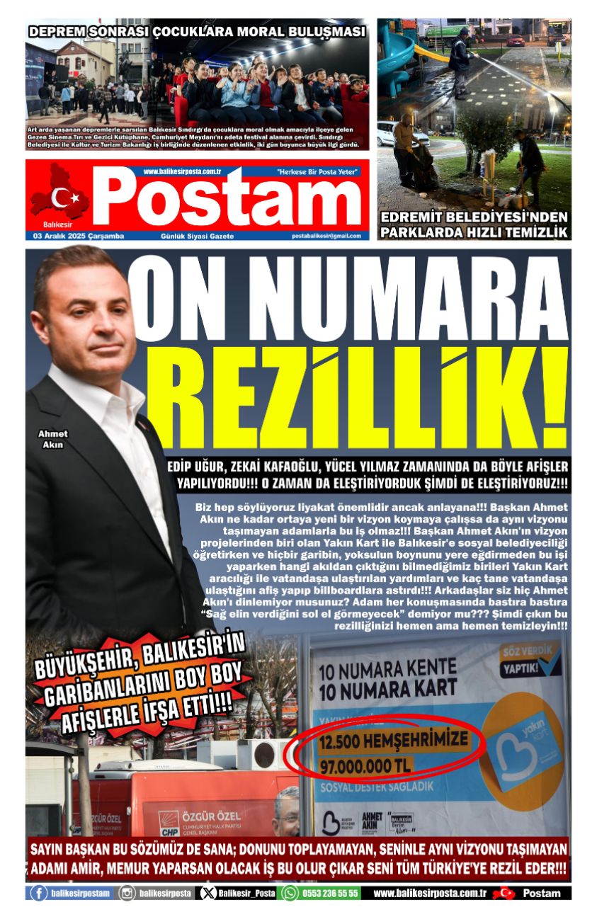 ON NUMARA REZİLLİK!