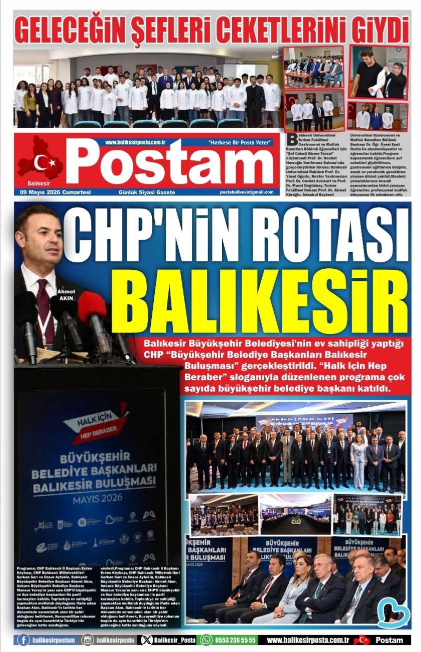 CHP’NİN ROTASI BALIKESİR