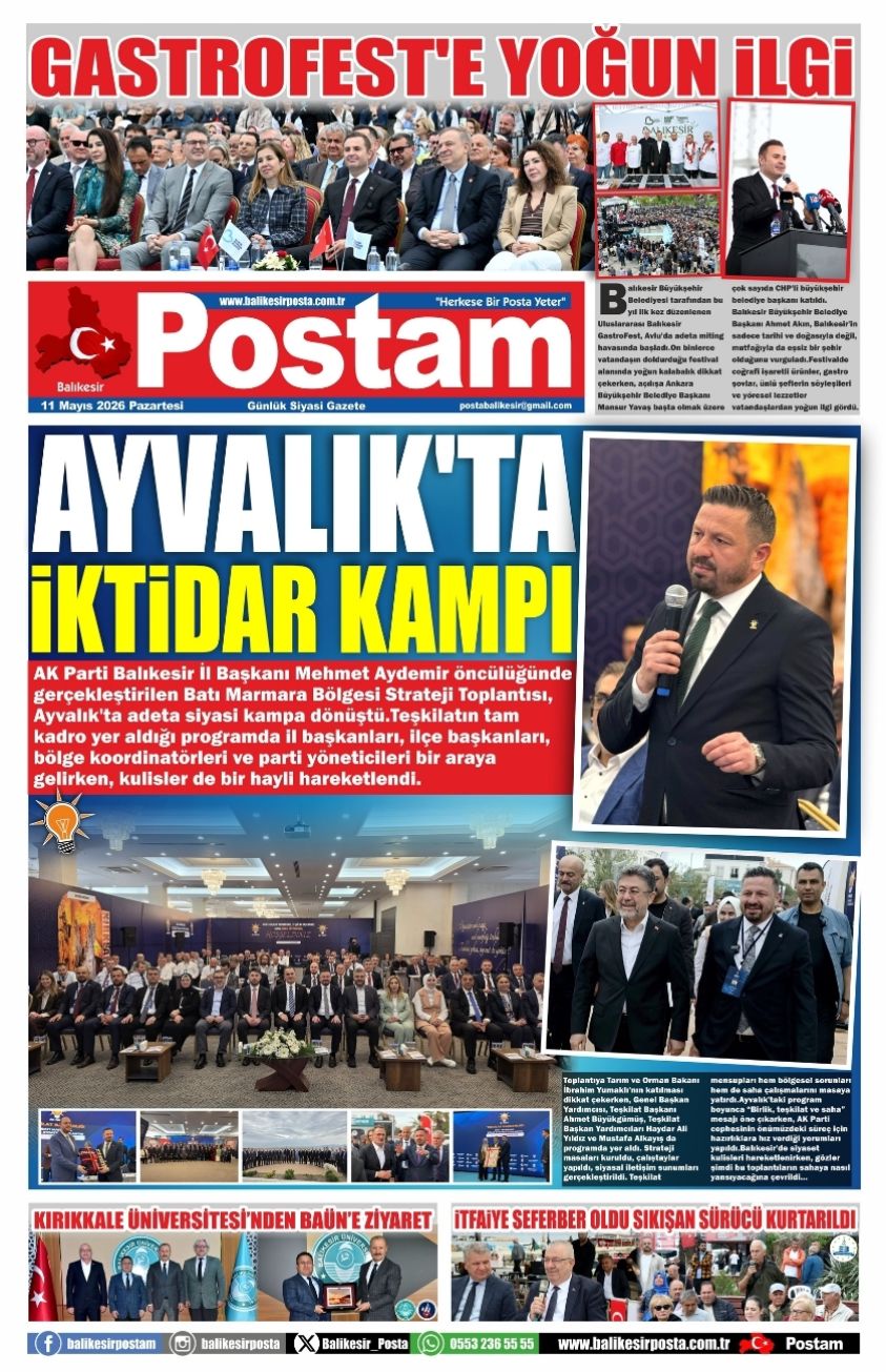 AYVALIK’TA İKTİDAR KAMPI