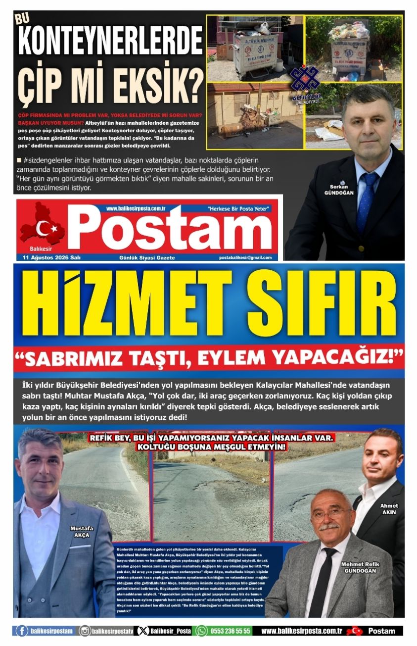 HİZMET SIFIR