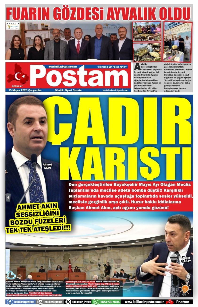 ÇADIR KARIŞTI