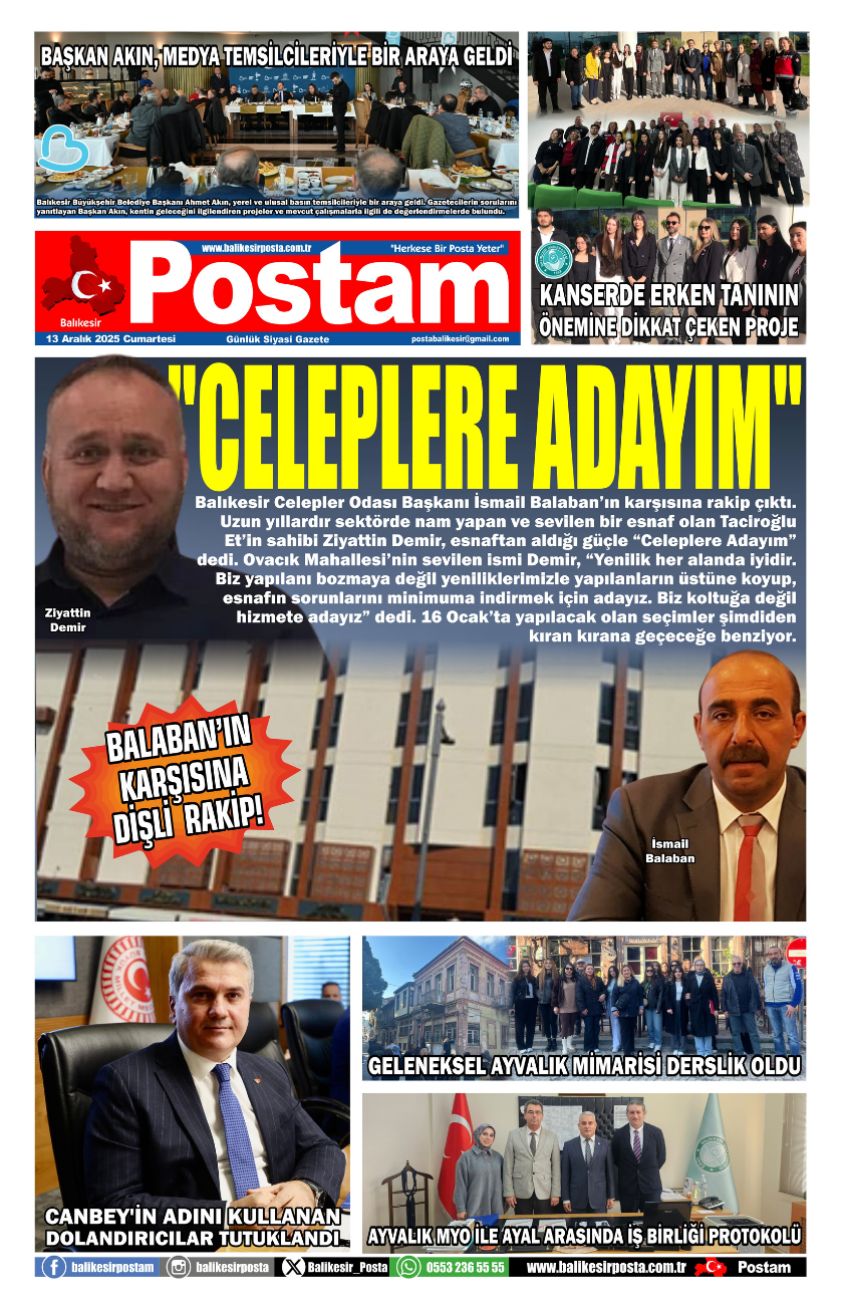 “CELEPLERE ADAYIM!”