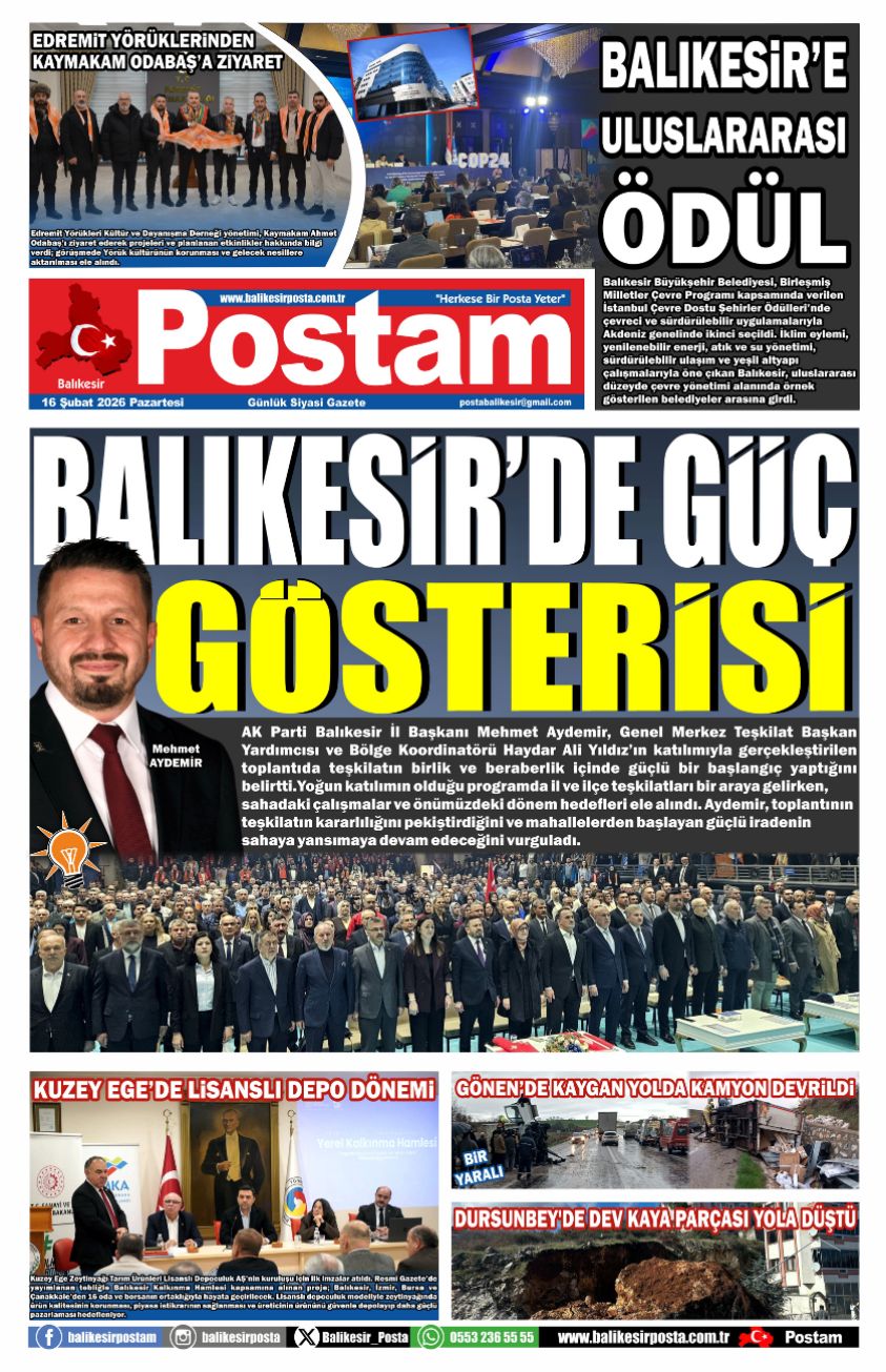 Balıkesir’de Güç Gösterisi