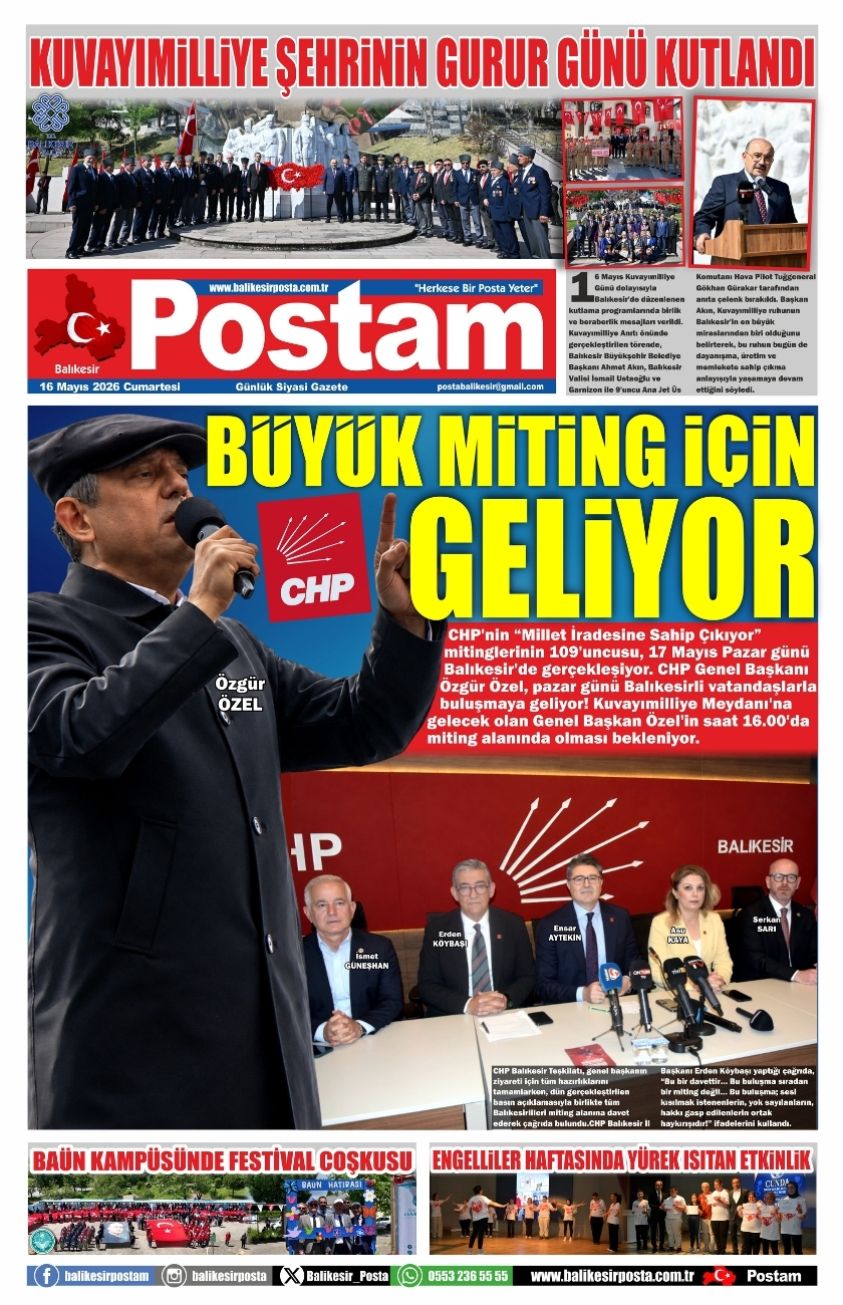 BÜYÜK MİTİNG İÇİN GELİYOR