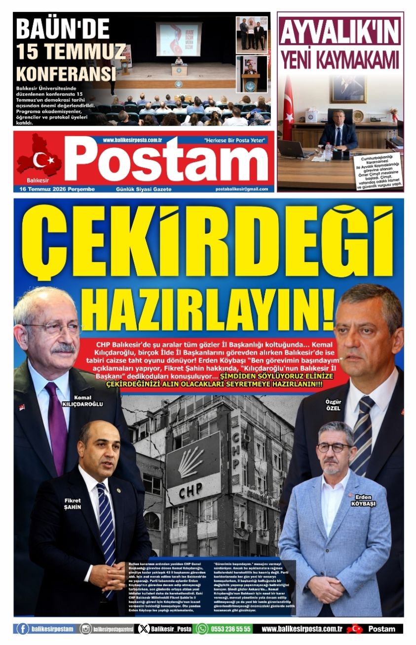 ÇEKİRDEĞİ HAZIRLAYIN!