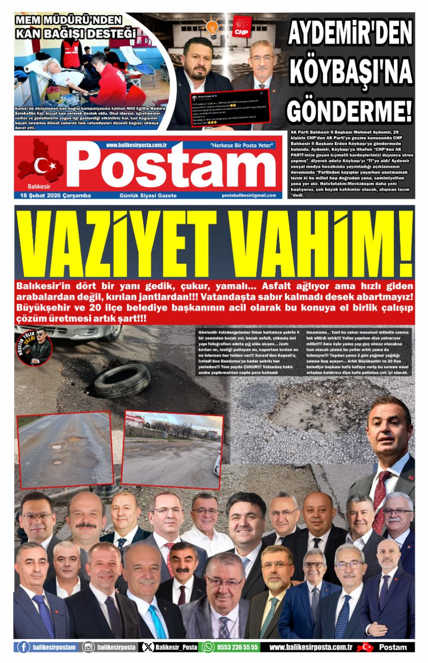 VAZİYET VAHİM!