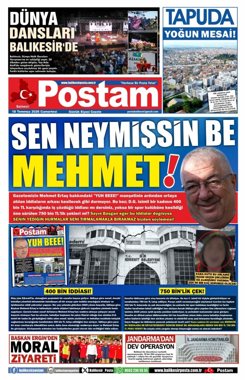 SEN NEYMİŞSİN BE MEHMET!