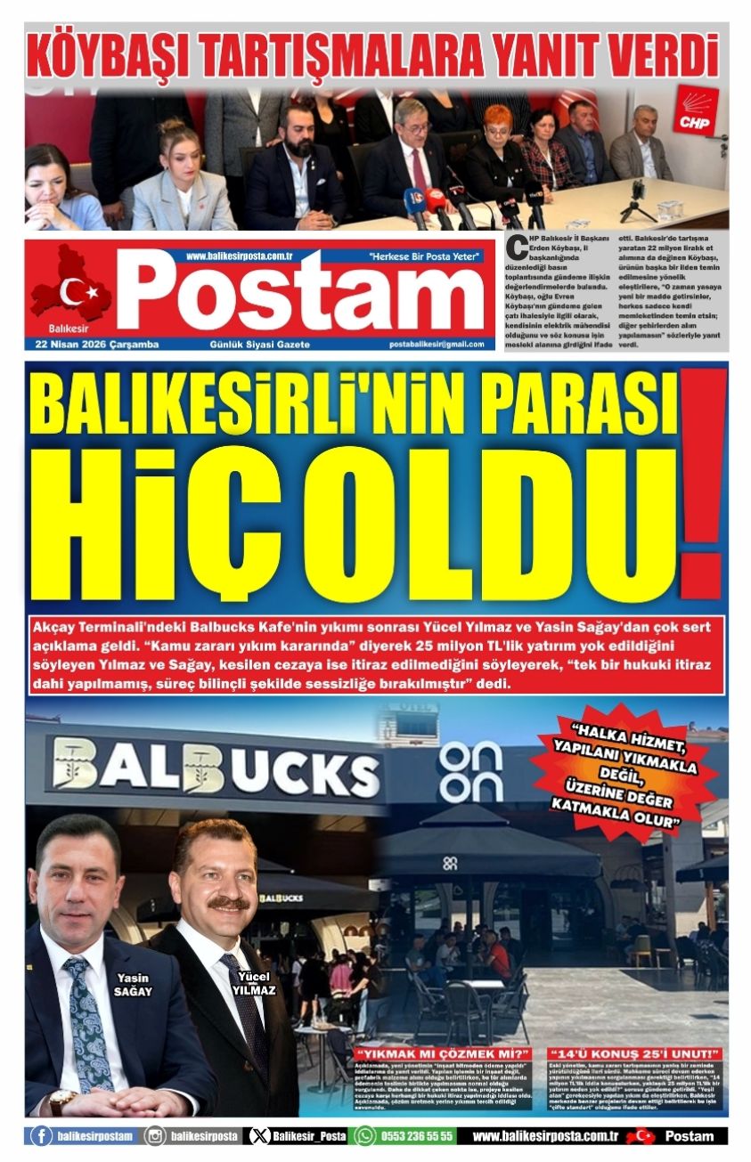 BALIKESİRLİ’NİN PARASI HİÇ OLDU!