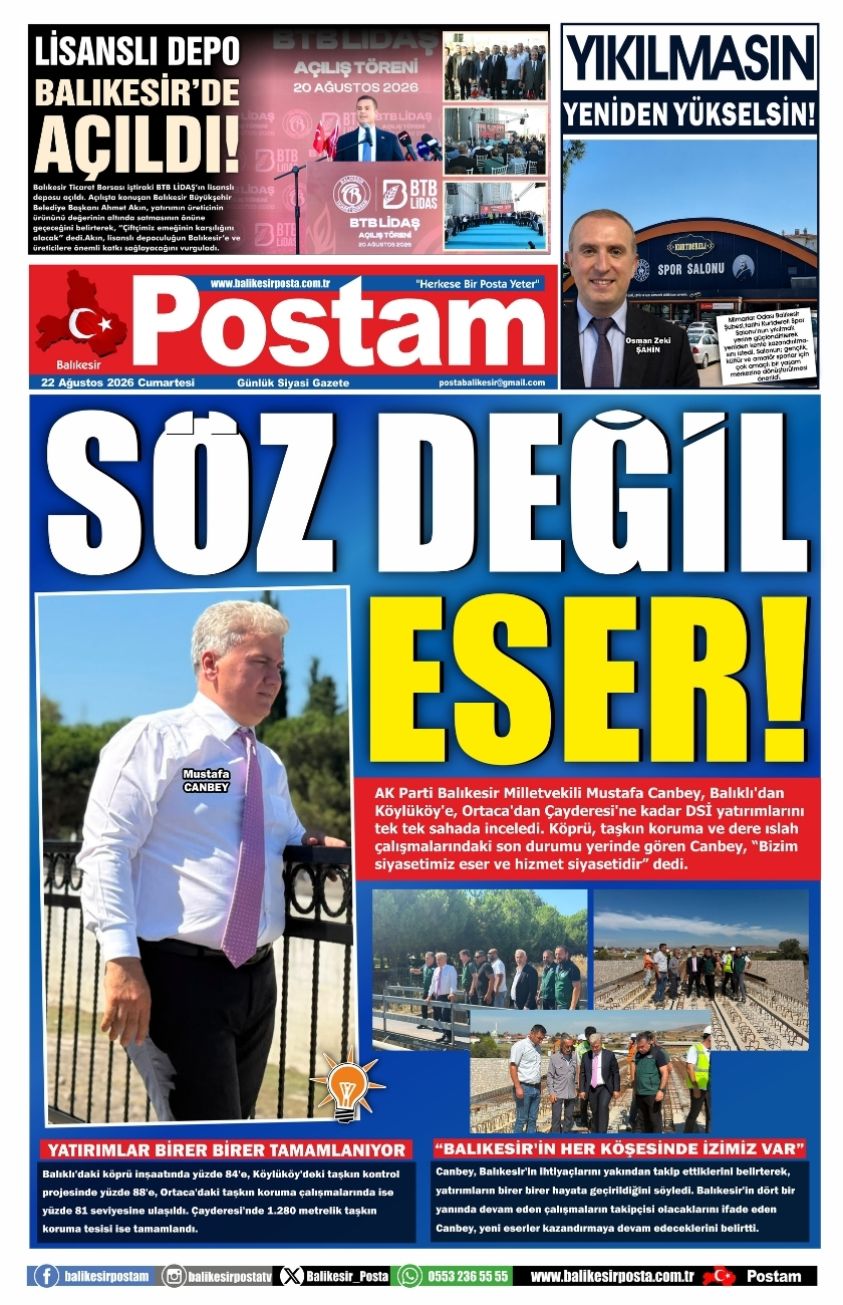 SÖZ DEĞİL ESER!