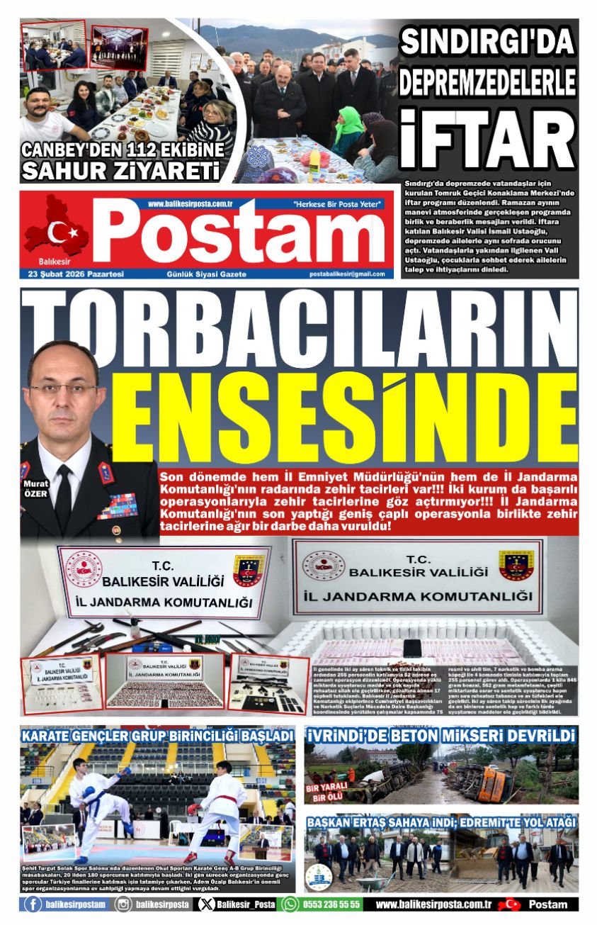 TORBACILARIN ENSESİNDE
