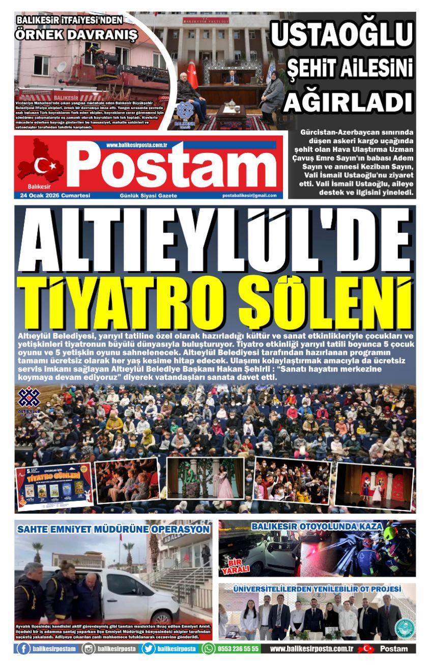 ALTIEYLÜL’DE TİYATRO ŞÖLENİ