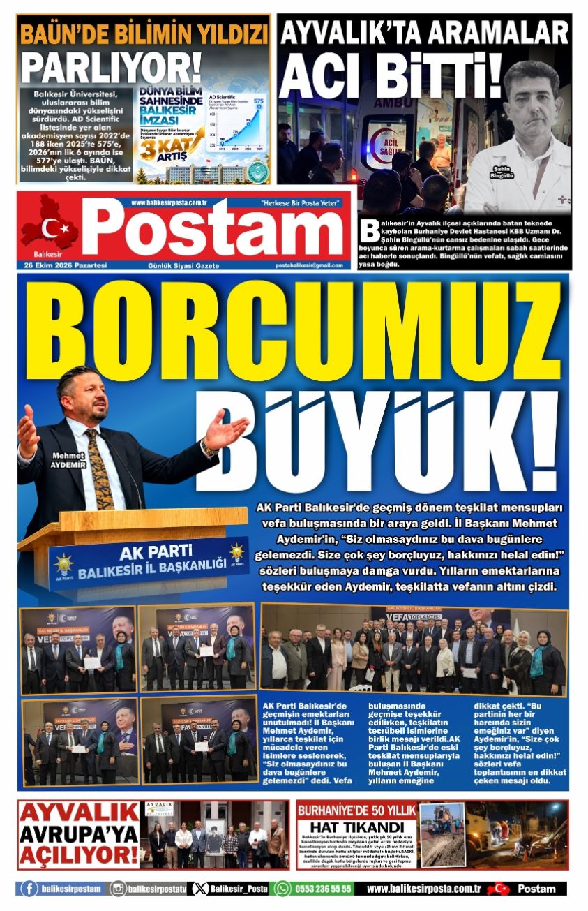 BORCUMUZ BÜYÜK!