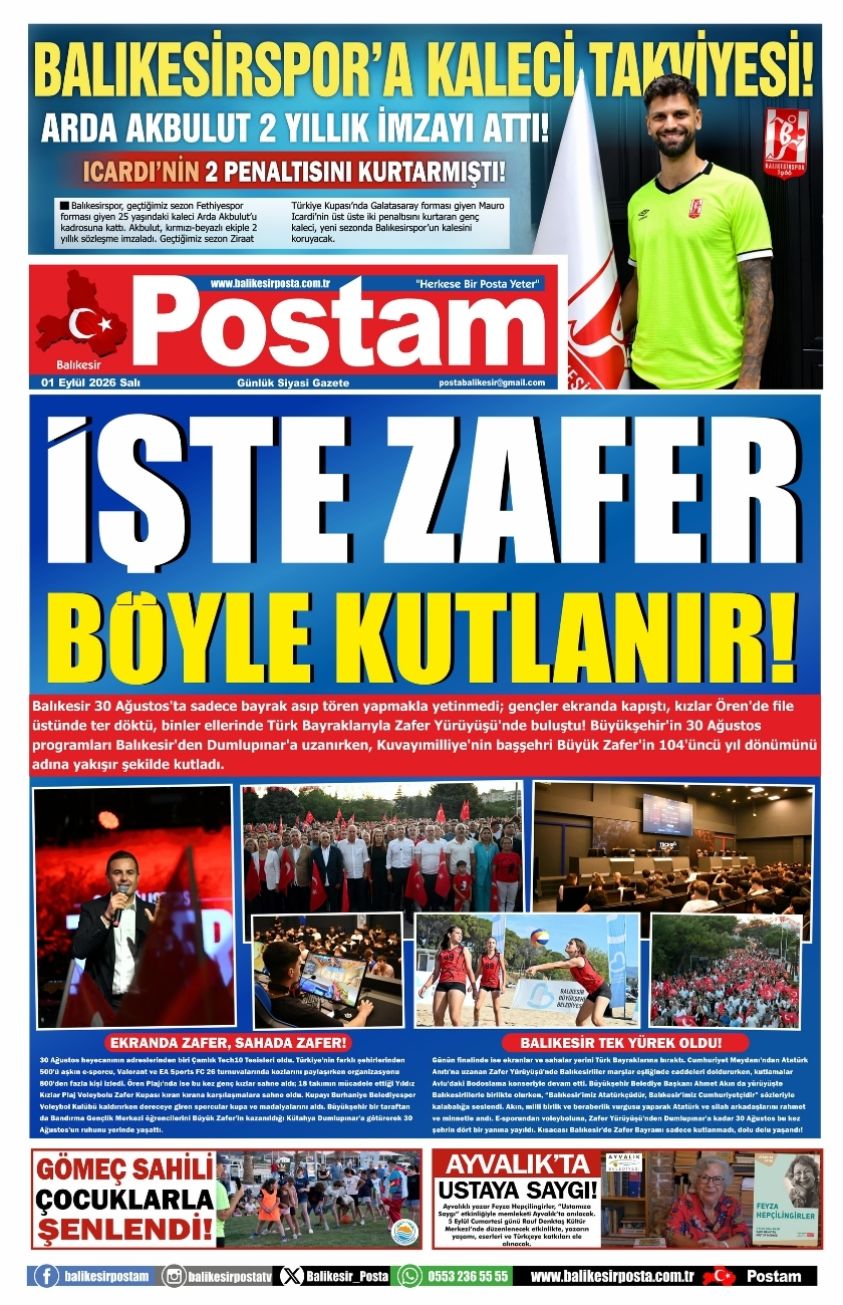 İŞTE ZAFER BÖYLE KUTLANIR!