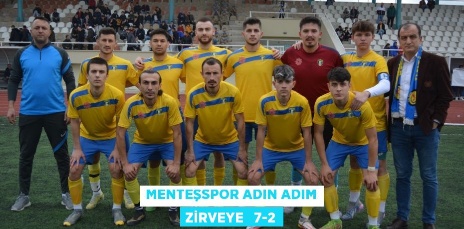 MENTEŞSPOR ADIN ADIM ZİRVEYE   7-2