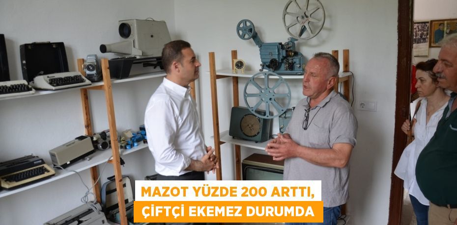 MAZOT YÜZDE 200 ARTTI,  ÇİFTÇİ EKEMEZ DURUMDA