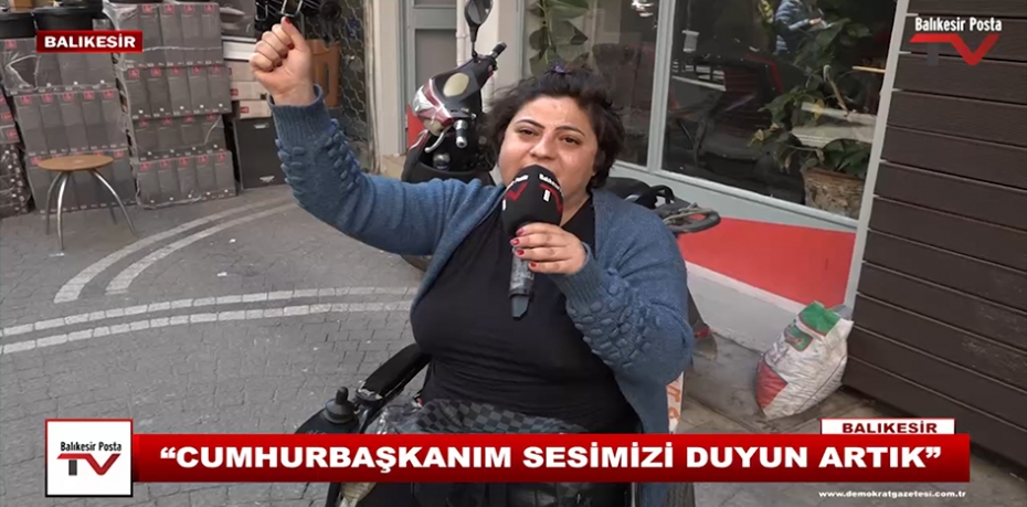 "CUMHURBAŞKANIM SESİMİZİ DUYUN ARTIK"