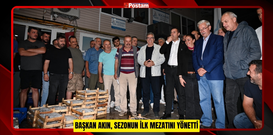 Başkan Akın, sezonun ilk mezatını yönetti