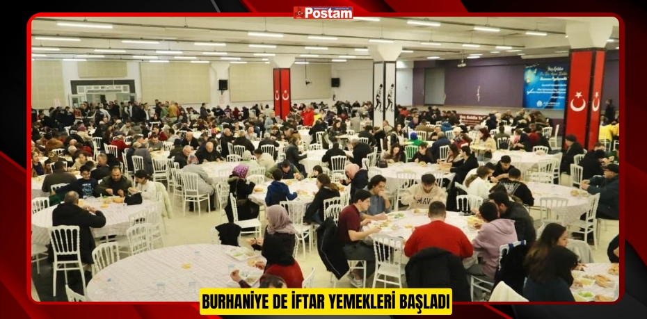 Burhaniye de iftar yemekleri başladı