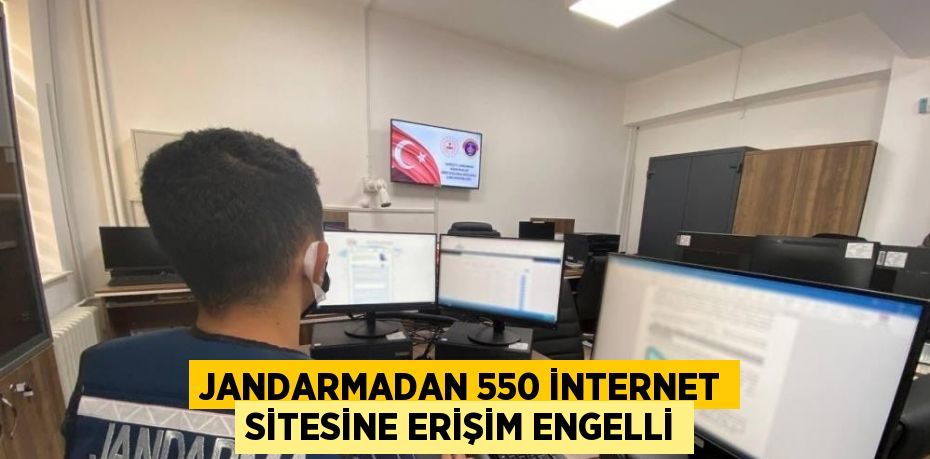 JANDARMADAN 550 İNTERNET SİTESİNE ERİŞİM ENGELLİ