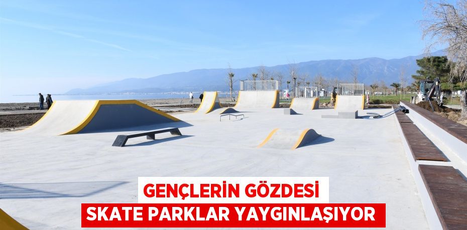 Gençlerin gözdesi skate parklar yaygınlaşıyor