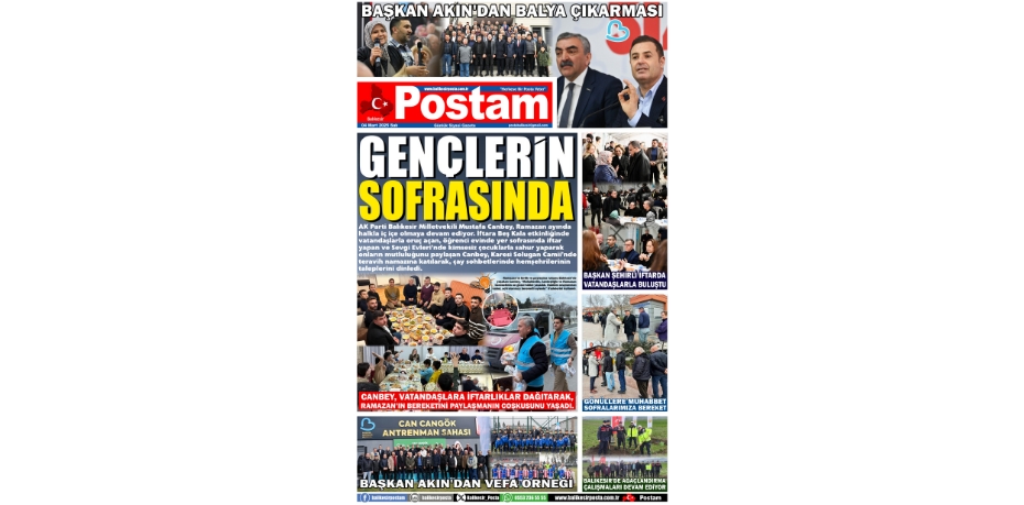 GENÇLERİN SOFRASINDA