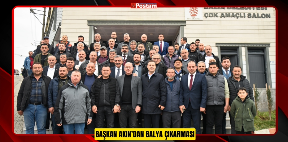 BAŞKAN AKIN’DAN BALYA ÇIKARMASI