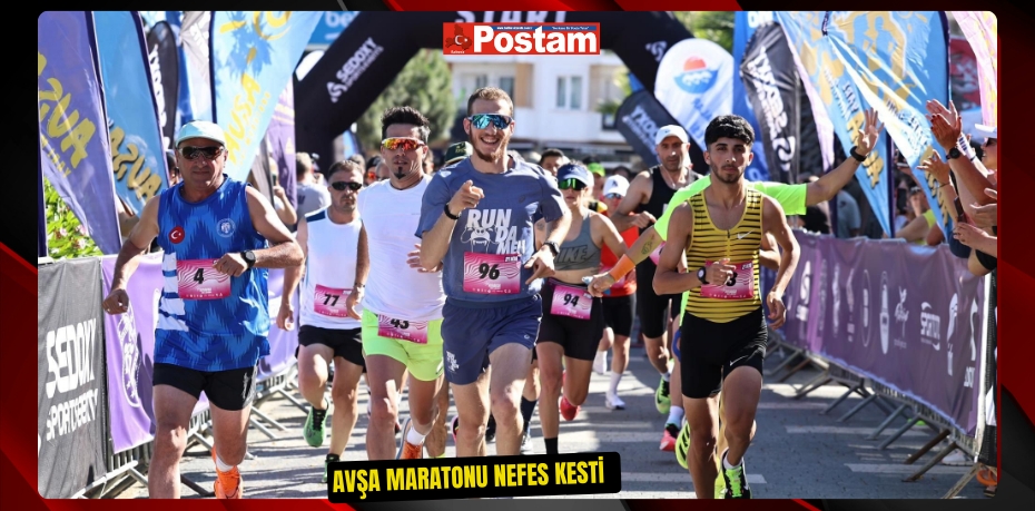 Avşa Maratonu nefes kesti  