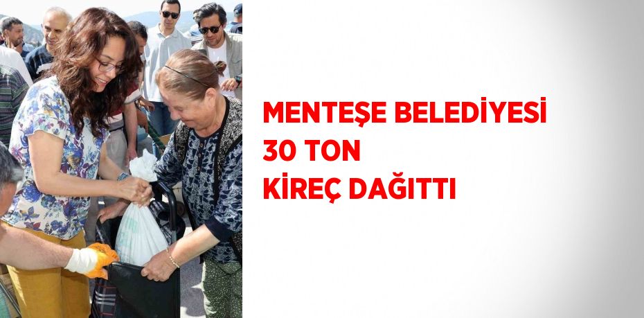 MENTEŞE BELEDİYESİ 30 TON KİREÇ DAĞITTI