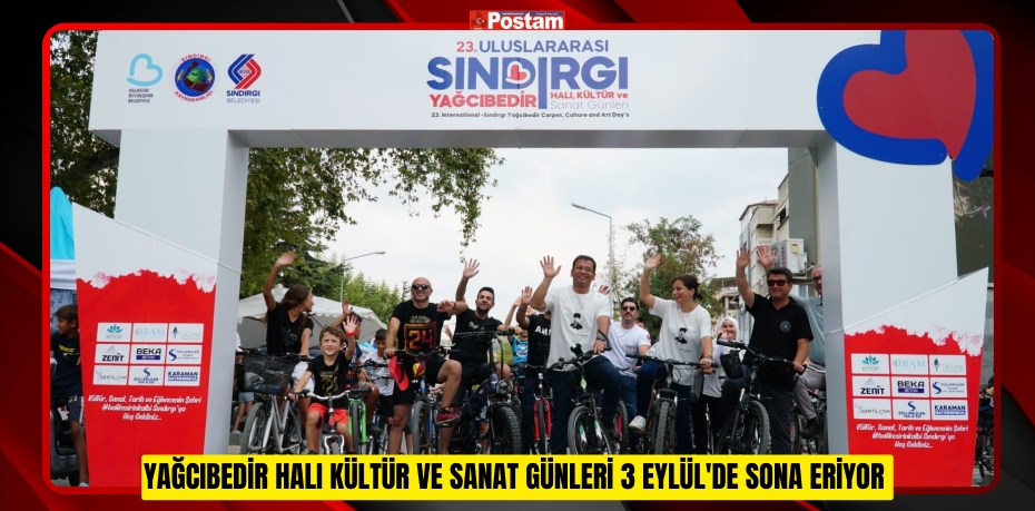 Yağcıbedir Halı Kültür ve Sanat Günleri 3 Eylül'de sona eriyor  