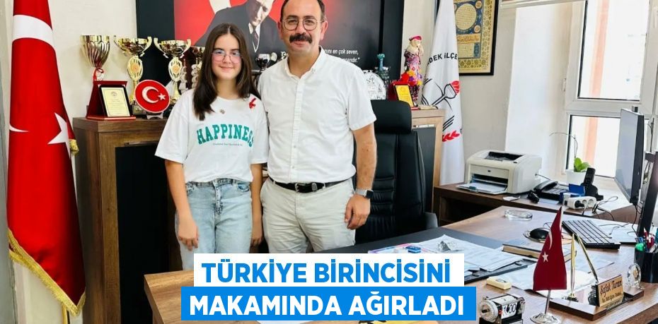 Türkiye birincisini makamında ağırladı