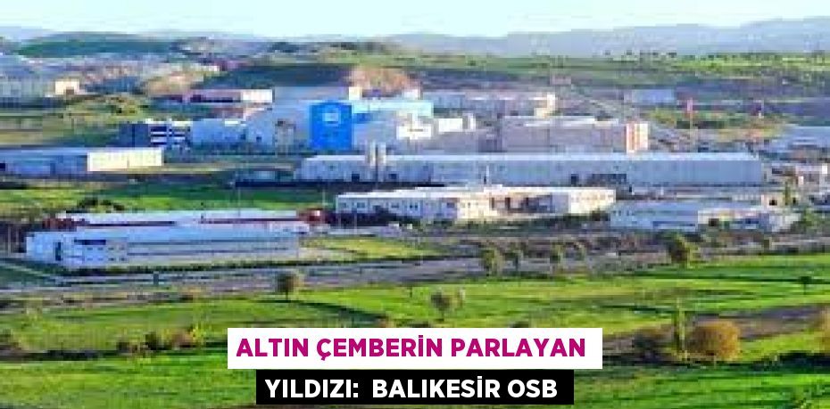 ALTIN ÇEMBERİN PARLAYAN YILDIZI:  BALIKESİR OSB