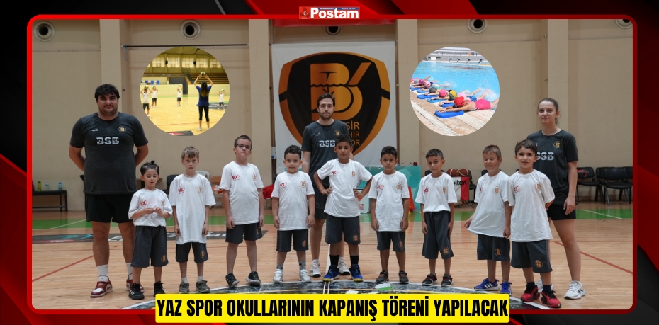 Yaz Spor Okullarının Kapanış Töreni yapılacak