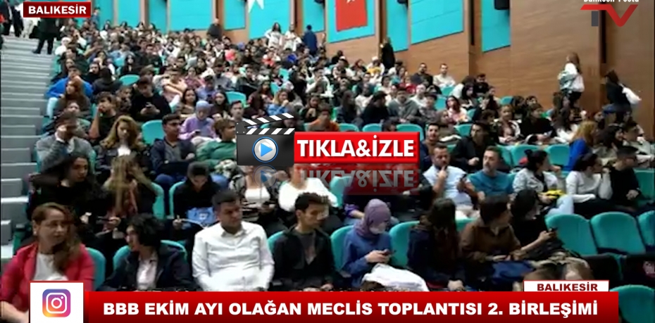 BBB EKİM AYI OLAĞAN MECLİS TOPLANTISI 2. BİRLEŞİMİ 14