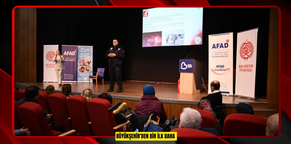 BÜYÜKŞEHİR’DEN BİR İLK DAHA