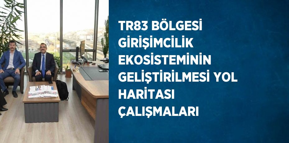 TR83 BÖLGESİ GİRİŞİMCİLİK EKOSİSTEMİNİN GELİŞTİRİLMESİ YOL HARİTASI ÇALIŞMALARI