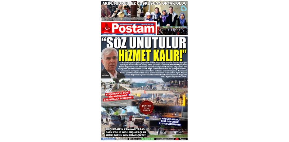 “SÖZ UNUTULUR HİZMET KALIR!”