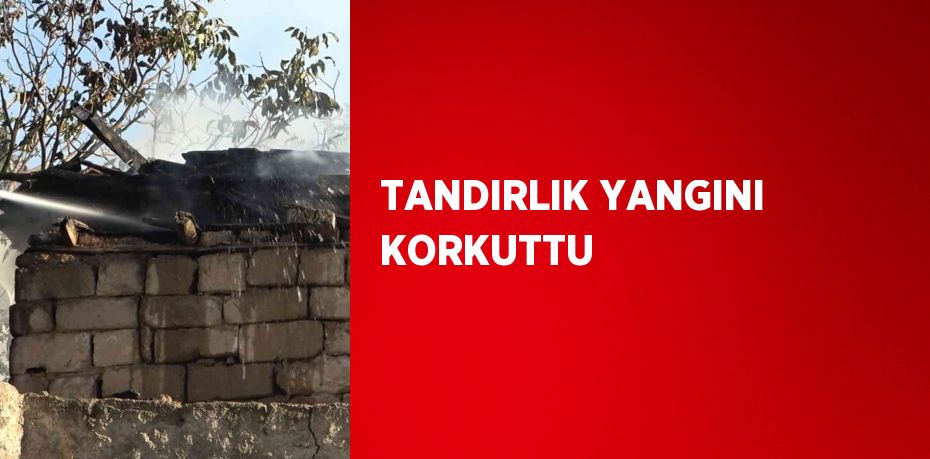 TANDIRLIK YANGINI KORKUTTU