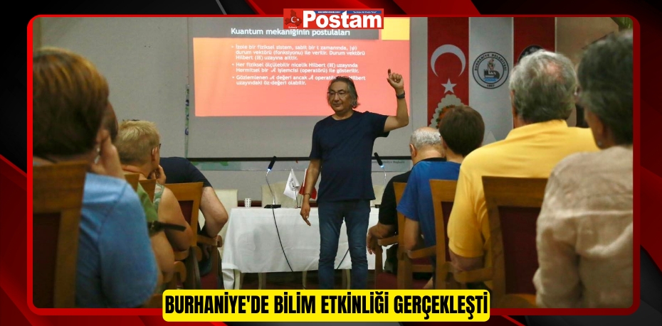 Burhaniye'de bilim etkinliği gerçekleşti  