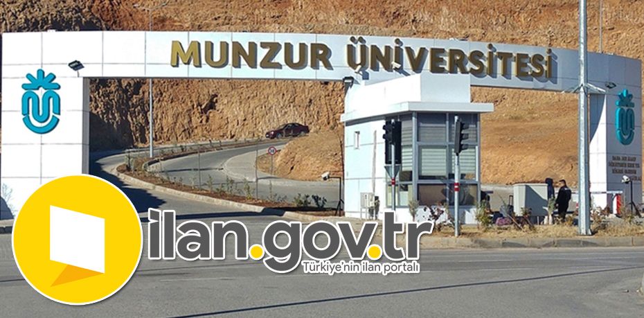 Munzur Üniversitesi Akademik Personel Alıyor