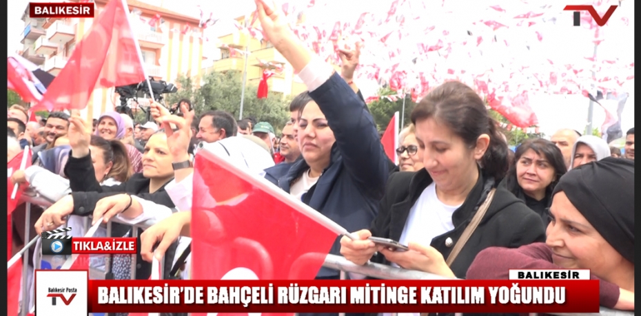 BALIKESİR Lİ VATANDAŞLARA MHP LİDERİ BAHÇELİ'NİN MİTİNGE MİKROFON  UZATTIK