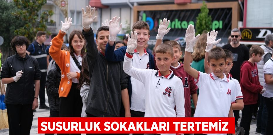 Susurluk sokakları tertemiz