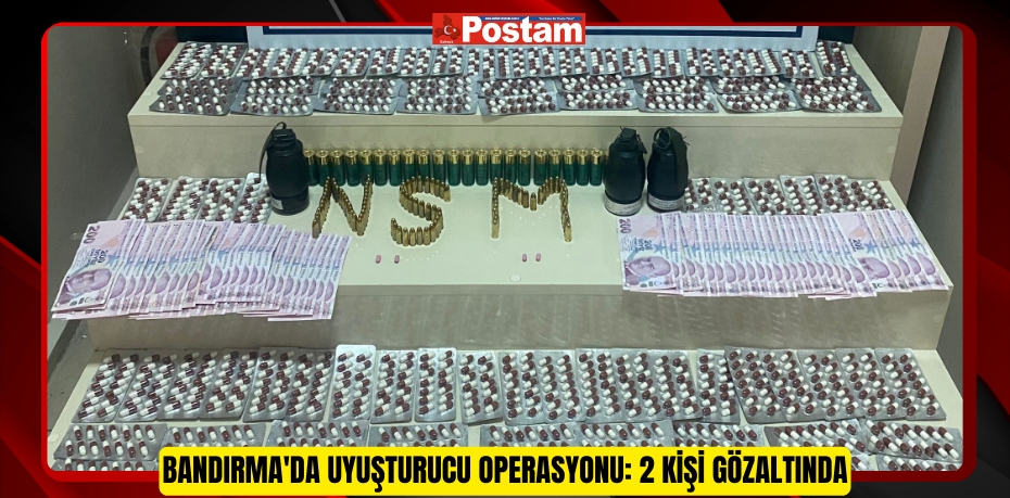 Bandırma'da uyuşturucu operasyonu: 2 kişi gözaltında  