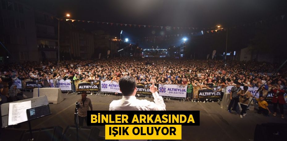 BİNLER ARKASINDA IŞIK OLUYOR