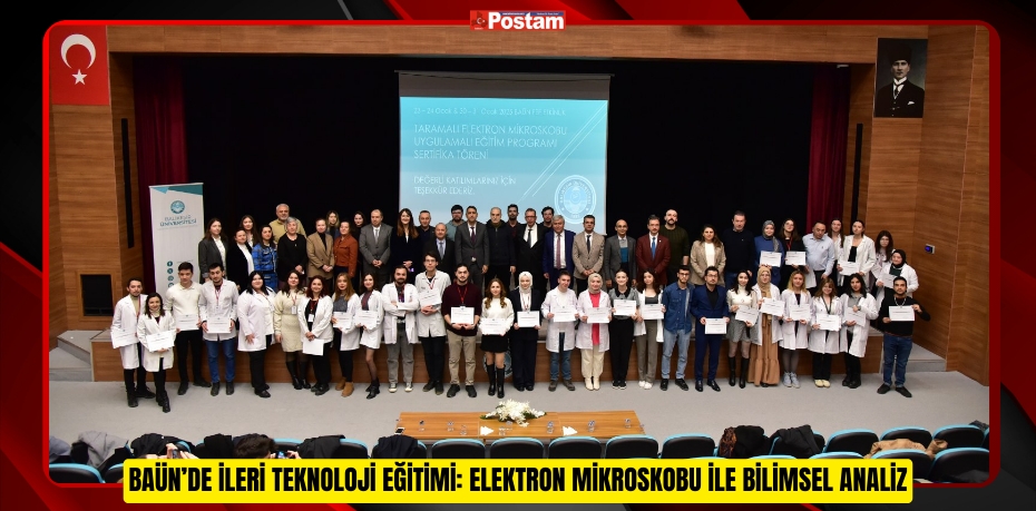 BAÜN’de İleri Teknoloji Eğitimi: Elektron Mikroskobu ile Bilimsel Analiz