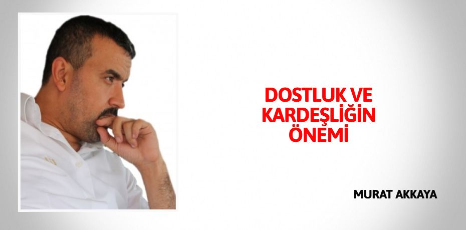 DOSTLUK VE KARDEŞLİĞİN ÖNEMİ