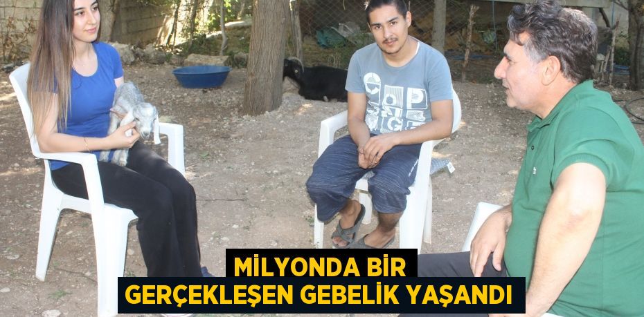 Milyonda bir gerçekleşen gebelik yaşandı