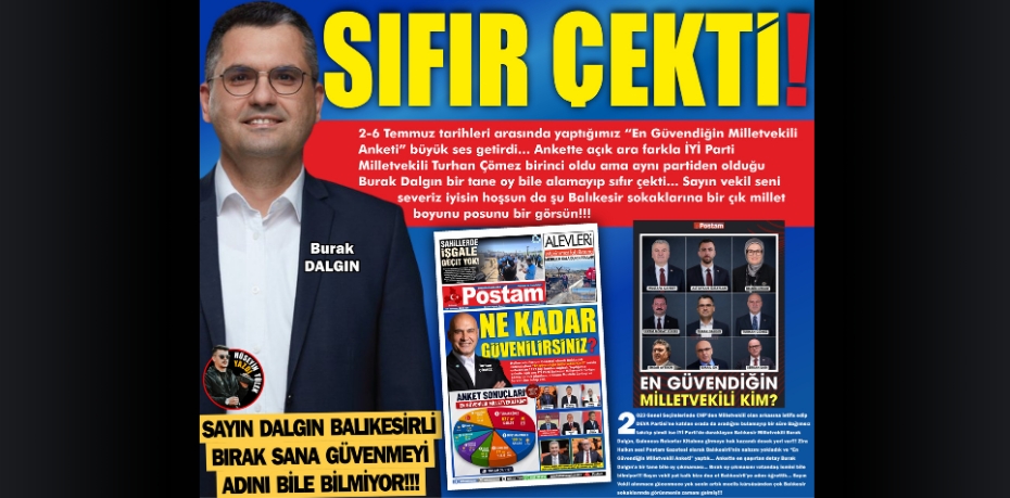 SIFIR ÇEKTİ!