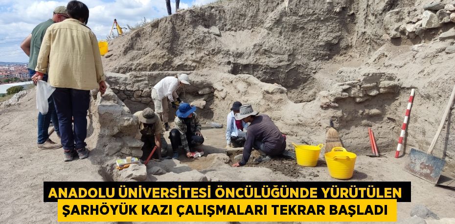 Anadolu Üniversitesi öncülüğünde yürütülen Şarhöyük kazı çalışmaları tekrar başladı